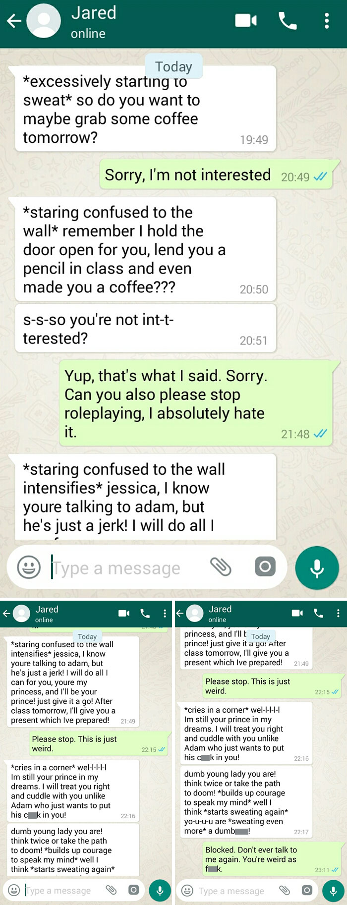Nice Roleplaying Guy Hitting On My Girlfriend, Prepare For Cringe