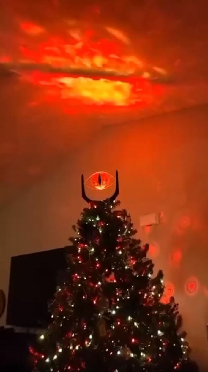 Sauron Celebrates Christmas Too