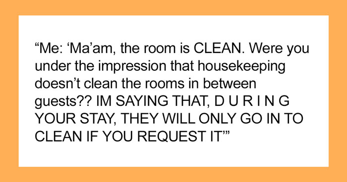 Karen Realizes Her Mistake After Lashing Out At Hotel Employee, Walks Away Without A Word