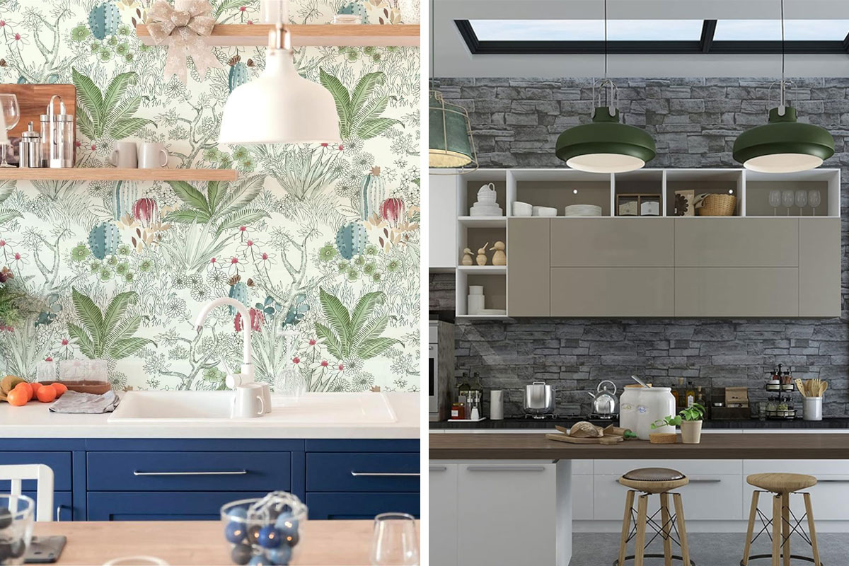 32 Stylish Kitchen Wallpaper Ideas to Transform Your Cooking Space