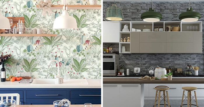 32 Stylish Kitchen Wallpaper Ideas to Transform Your Cooking Space