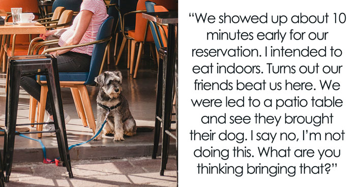 “[Am I The Jerk] For Leaving When Our Friends Brought Their Dog To Dinner?”