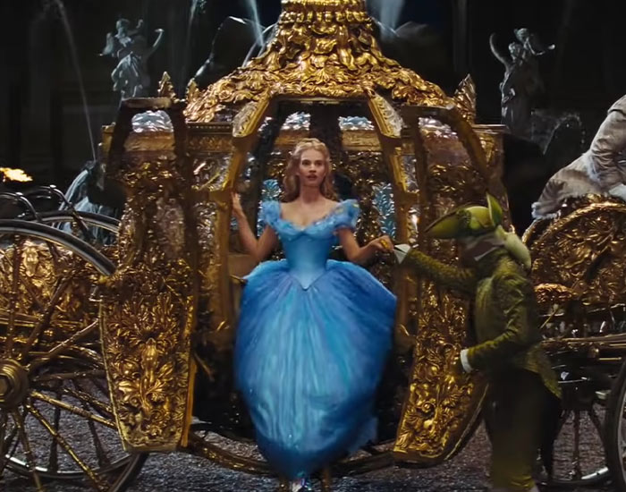 Lily James In "Cinderella"