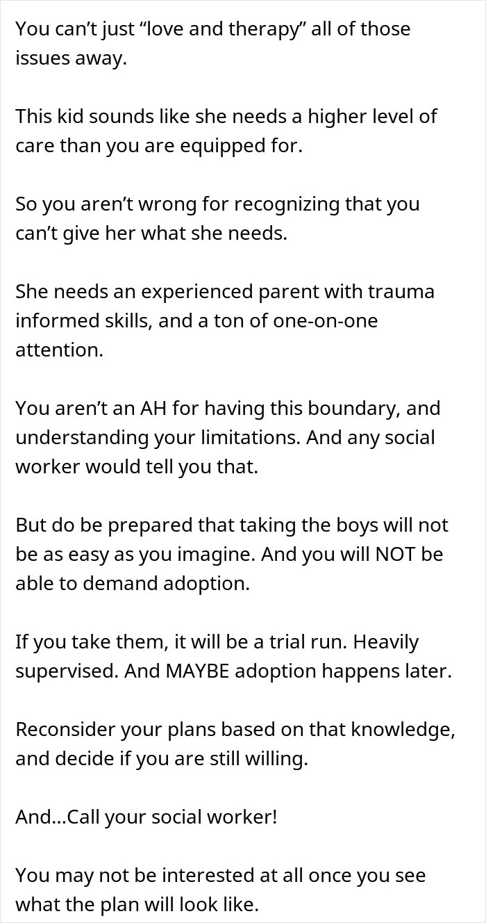 “AITA For Telling My Wife We Can Adopt Her Nephews But Not Her Niece?”