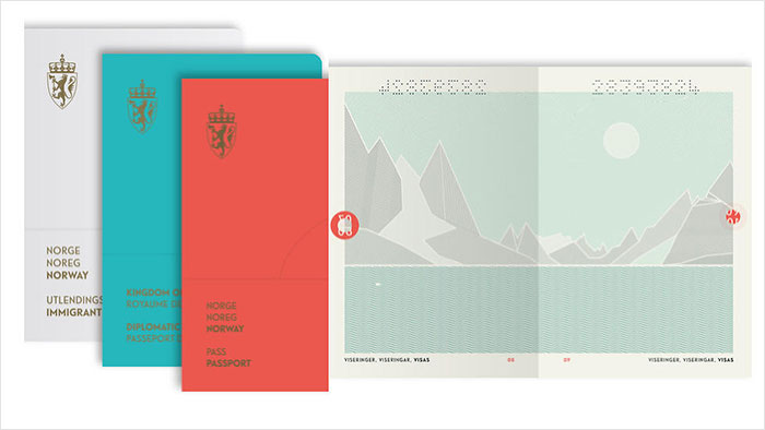 The New Norwegian Passport Design