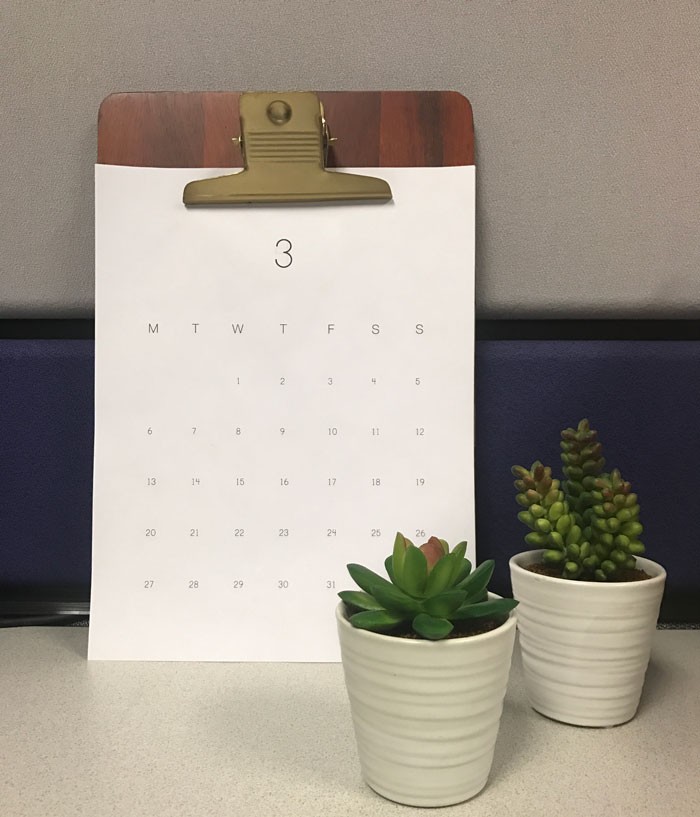 My Desk Calendar
