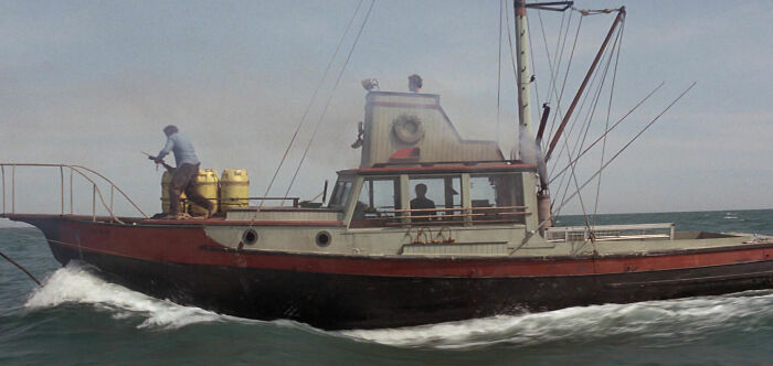 Quint's shark-hunting boat The Orca in Jaws