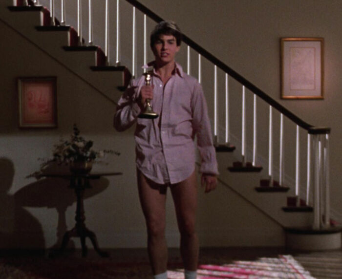 Tom Cruise dancing in his underpants in movie Risky Business