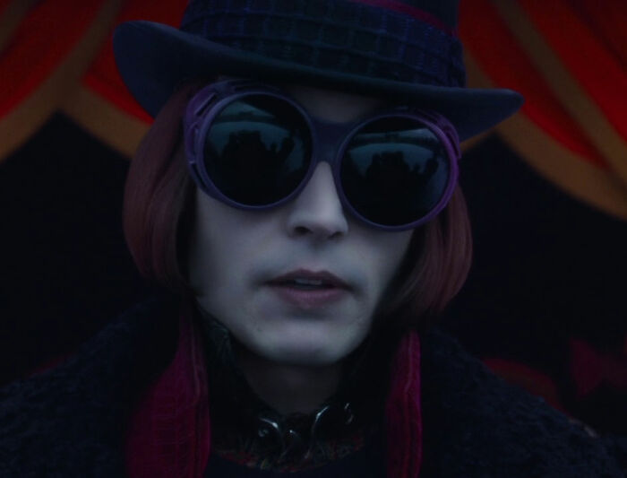Johnny Depp as W***y Wonka in Charlie and the Chocolate Factory