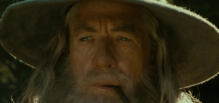Gandalf smoking from The Lord of the Rings