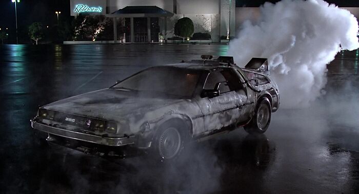DeLorean car from Back to the Future