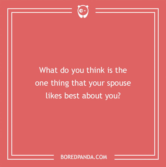 Question for newlyweds