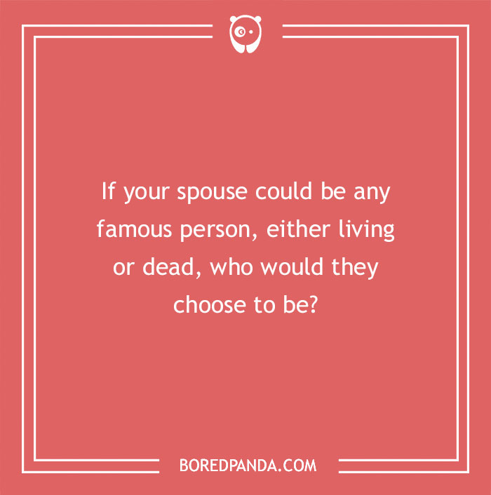 Question for newlyweds