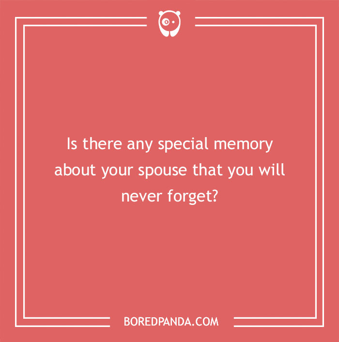 Question for newlyweds