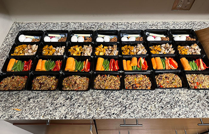 My Completed Weekly Meal Prep Came Out Particularly Uniform