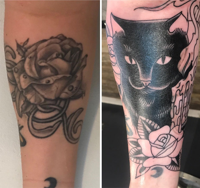Cover-Up In Progress, I Couldn’t Wait Till It Was Colored To Share