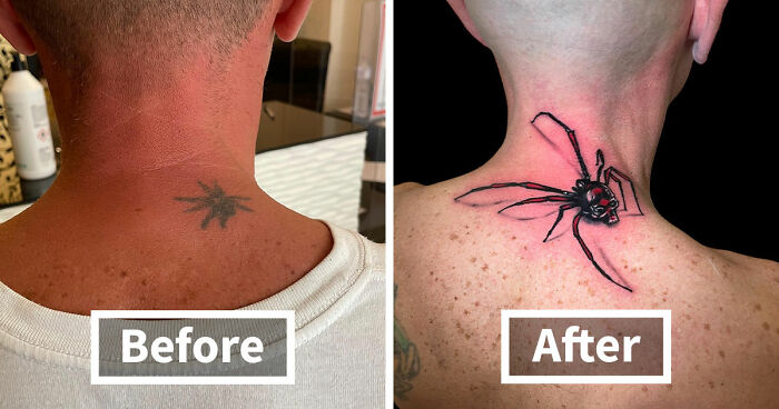 80 Times Tattoo Artists Covered Up Ink Mistakes Beautifully (New Pics)