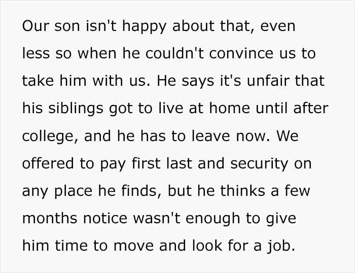 Parents Want To Downsize, Expect Their 19-Year-Old To Move Out Parents Want To Downsize, Expect Their 19-Year-Old To Move Out