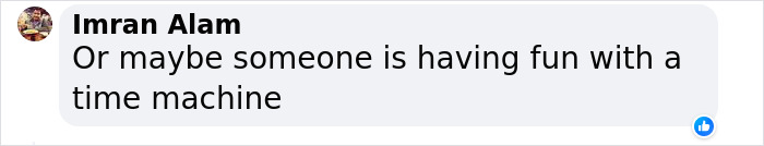Comment on social media post mentioning someone having fun with a time machine, referencing scientists delighted to discover a bizarre 200-million-year-old species isn’t extinct. Comment on social media post mentioning someone having fun with a time machine, referencing scientists delighted to discover a bizarre 200-million-year-old species isn’t extinct.