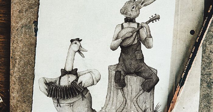 I Illustrated Animals In The Style Of Vintage Human Portraits (26 Pics ...
