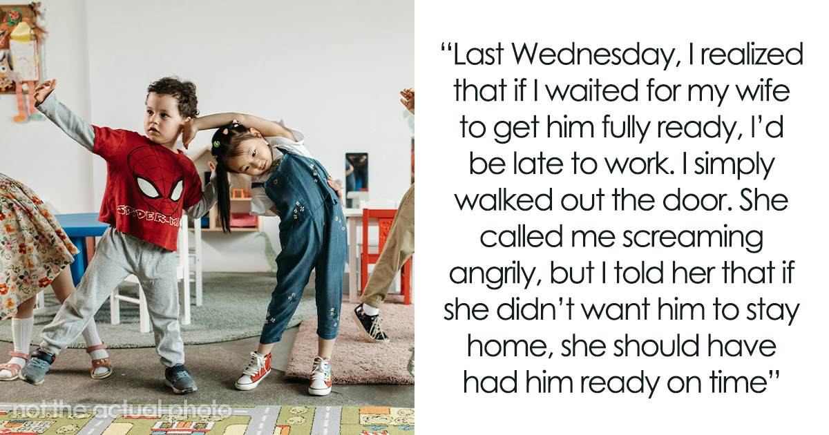 Boy Gets Left At Home By Dad Who Can't Be Late To Work Because Mom Didn't Get Him Ready On Time - Vimarsana News