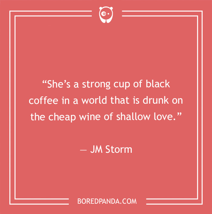 JM Storm quote on strong woman 
