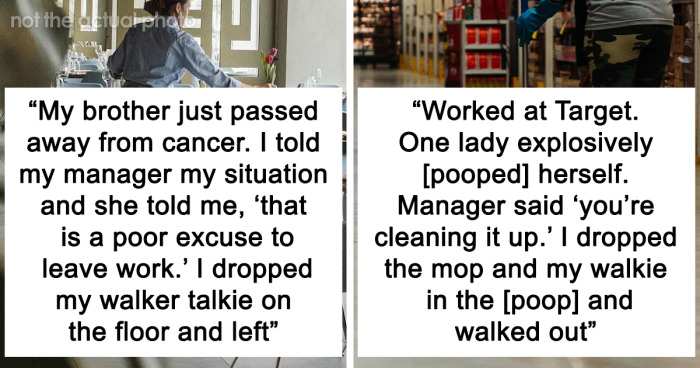 30 People Who Didn’t Wait ’Til The End Of The Shift To Quit