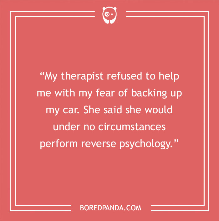 Joke on reverse psychology