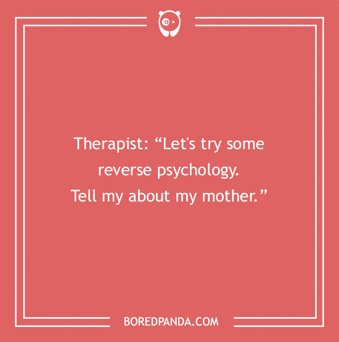 Joke on reverse psychology