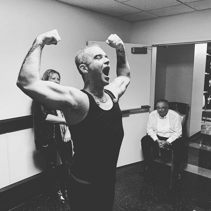 Robbie Williams Claims Rockstar Lifestyle From The 1990s Has Led To “Manopause” Robbie Williams Claims Rockstar Lifestyle From The 1990s Has Led To “Manopause”