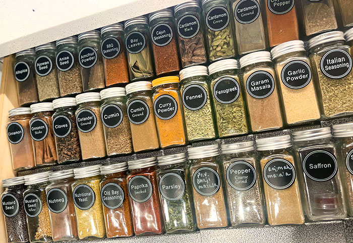 My Spice Drawer Is Highly Satisfying