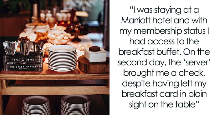 Hotel Guest Got Breakfast At Self-Serve Buffet But Left Worker Visibly Irritated By Not Tipping