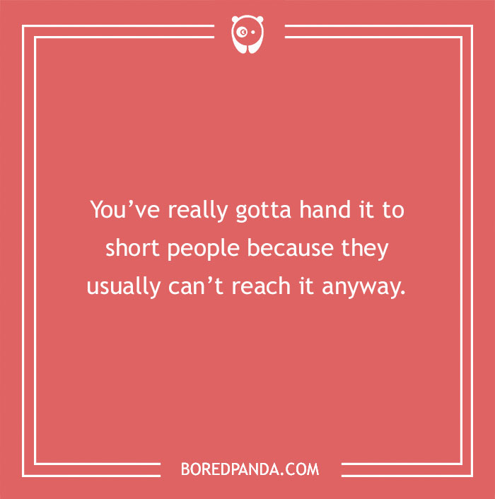 Joke about short people