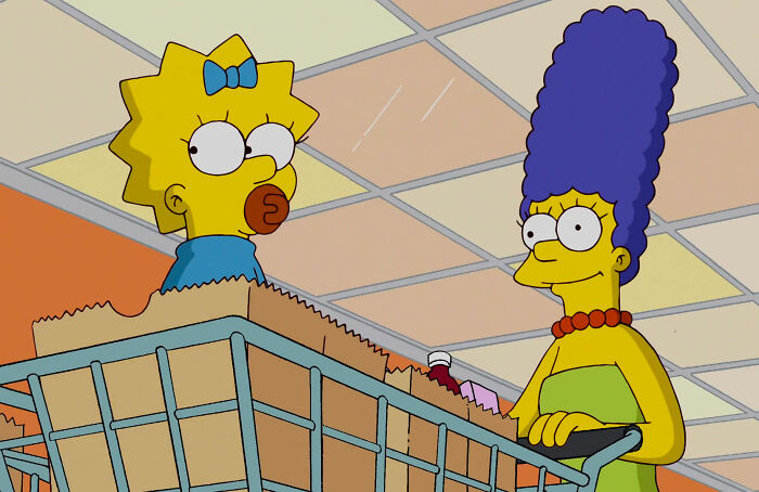 Maggie and Marge shopping