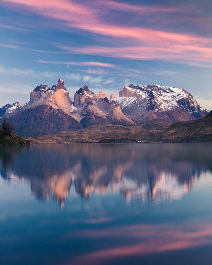 From The Shore Of Lake Pehoe, Torres Del Paine National Park. By Marco Grassi Photography