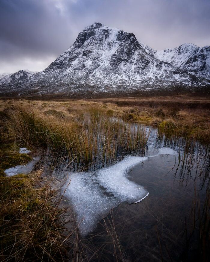 A Cold Winter Day In The Scottish Highlands