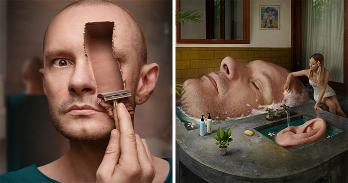 This Artist Uses His Photoshop Skills To Place Himself Into Surreal Worlds (26 New Pics)