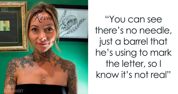 Influencer With Boyfriend’s Name “Inked” On Forehead Admits It Was Fake (Updated)