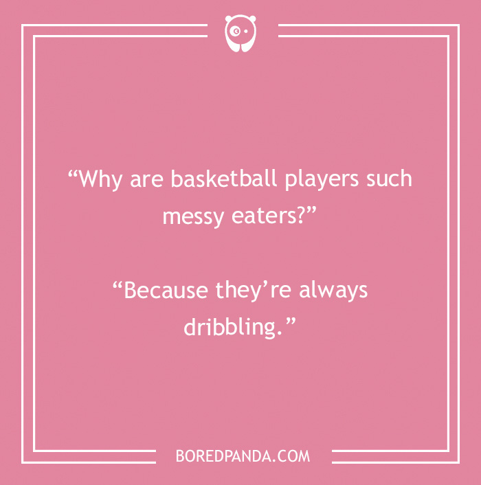 Basketball players pun 