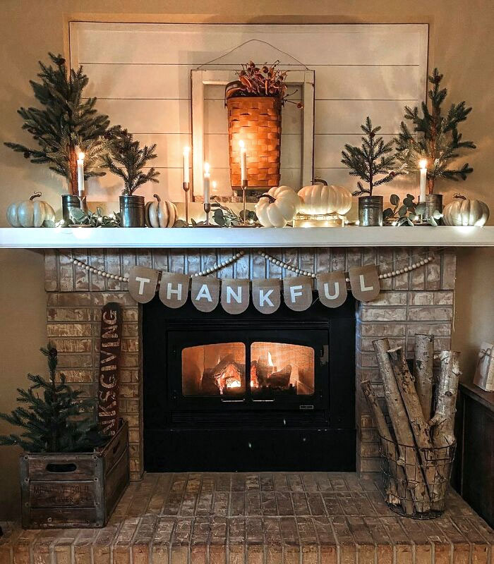 My Transitional November Decor Made Its Appearance In My Living Room This Afternoon