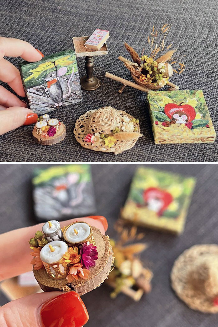 I Know, A Lot Of You Are Way Past Fall And On To Your Christmas Decor, But I Can't Think About Christmas Until After Thanksgiving. Here Are Some Of My Mini Fall Accessories I Made