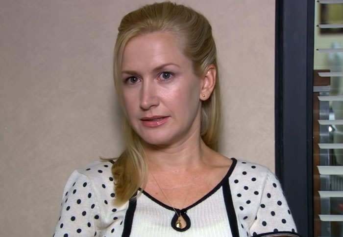 Angela Martin talking 