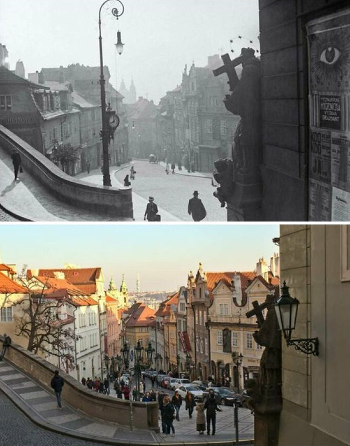 Prague 1910 And 2022