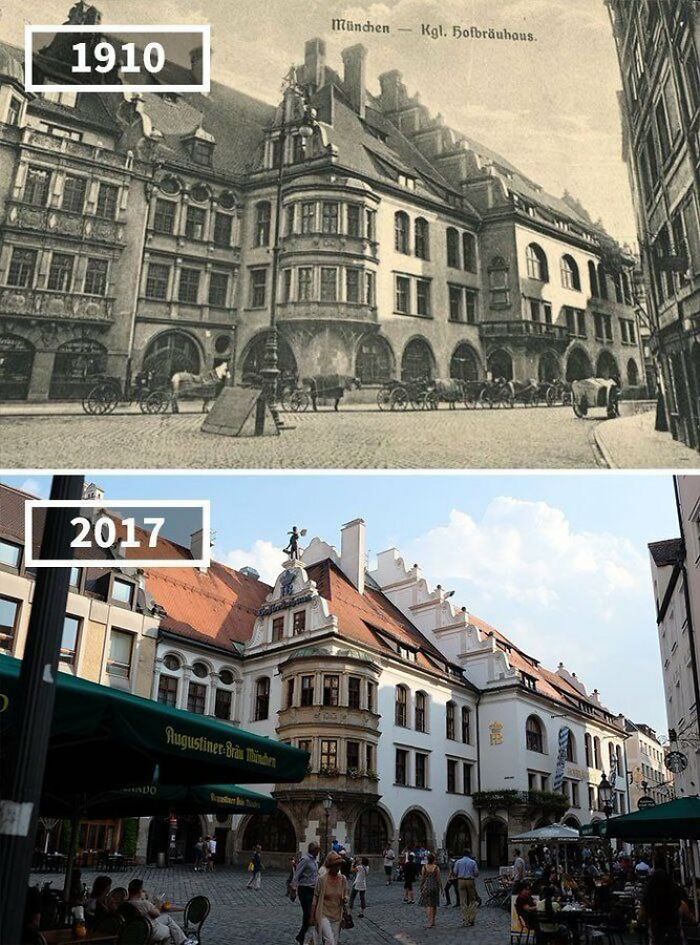 Munich In 1910 And 2017