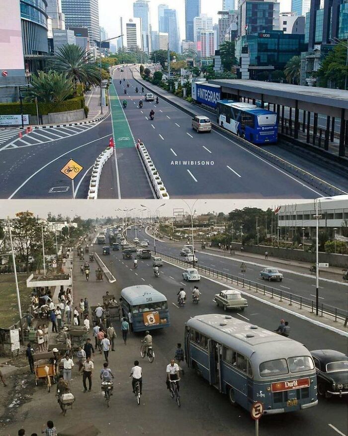 Jakarta In 1971 And Now