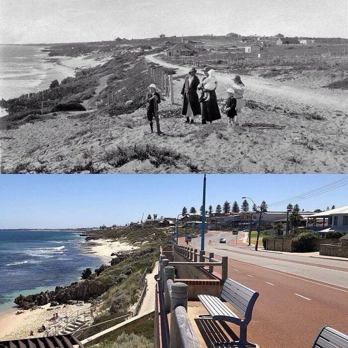 Perth, Australia In The 1940's And Now