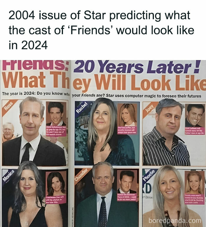 To Predict What The Cast Of Friends Would Look Like In 2024