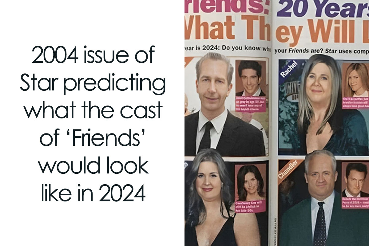 Magazine predicted in 2004 what 'Friends' cast would look like in 2024