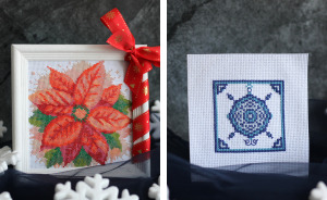 15 Simple And Easy Cross-Stitch Patterns For Christmas And New Year