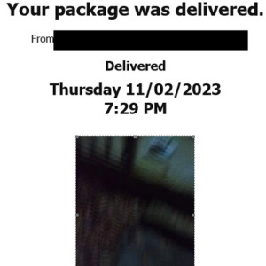 Hey Pandas, Show Us Your "Best" Delivery Confirmation Photo (Closed)